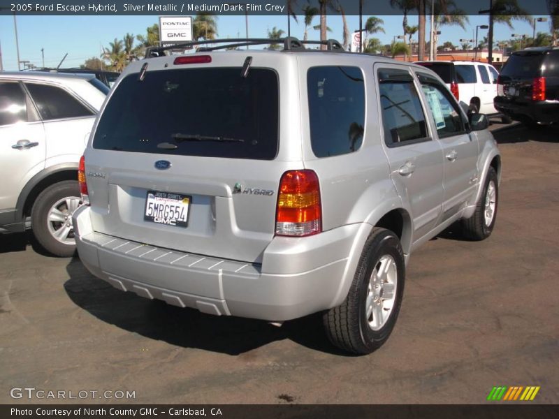 Silver Metallic / Medium/Dark Flint Grey 2005 Ford Escape Hybrid