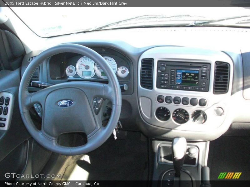Silver Metallic / Medium/Dark Flint Grey 2005 Ford Escape Hybrid