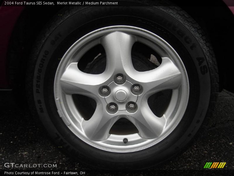 Merlot Metallic / Medium Parchment 2004 Ford Taurus SES Sedan