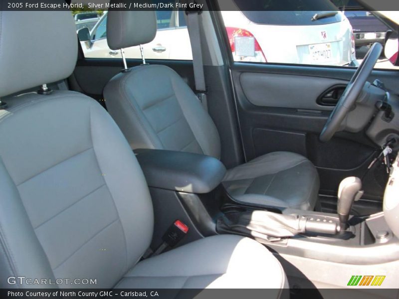 Silver Metallic / Medium/Dark Flint Grey 2005 Ford Escape Hybrid