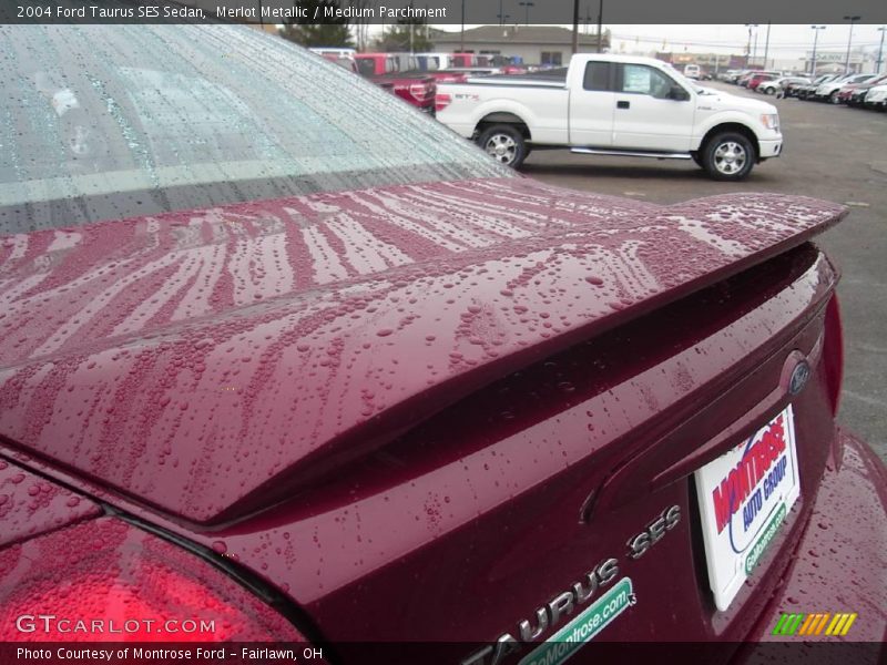 Merlot Metallic / Medium Parchment 2004 Ford Taurus SES Sedan