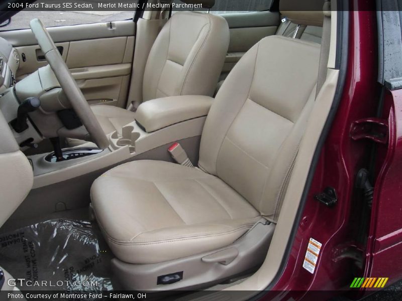 Merlot Metallic / Medium Parchment 2004 Ford Taurus SES Sedan