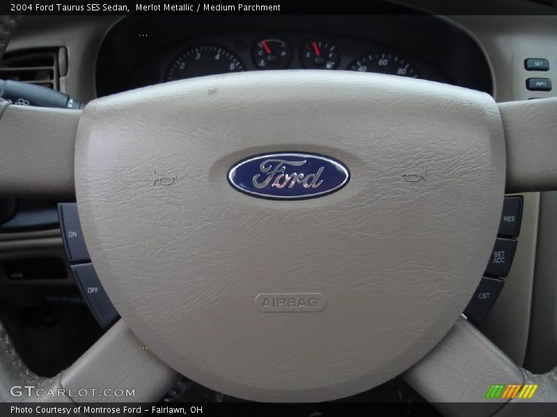 Merlot Metallic / Medium Parchment 2004 Ford Taurus SES Sedan
