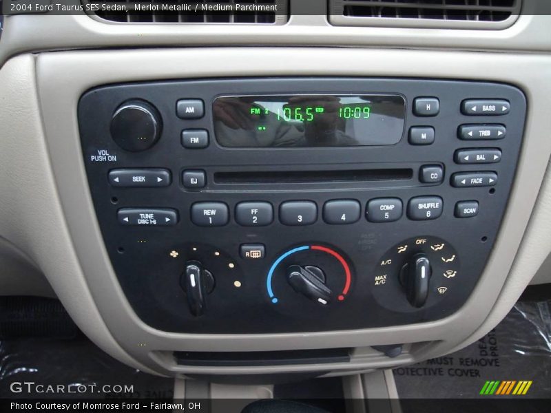Merlot Metallic / Medium Parchment 2004 Ford Taurus SES Sedan