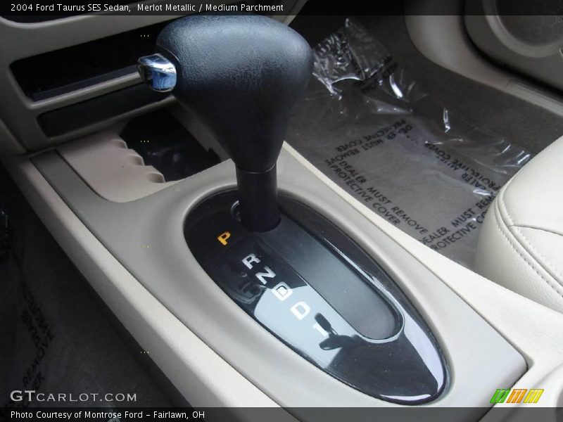 Merlot Metallic / Medium Parchment 2004 Ford Taurus SES Sedan