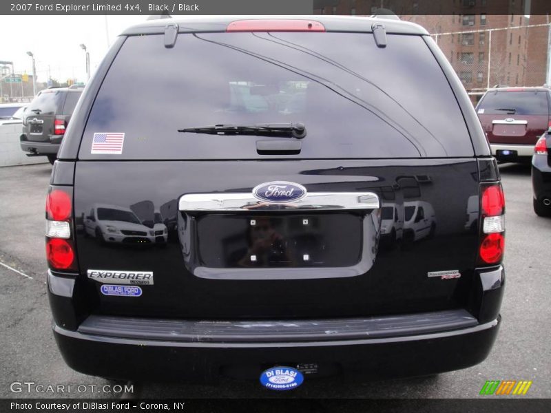 Black / Black 2007 Ford Explorer Limited 4x4