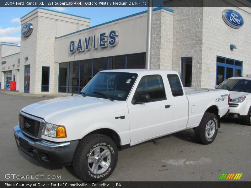 Oxford White / Medium Dark Flint 2004 Ford Ranger XLT SST SuperCab 4x4