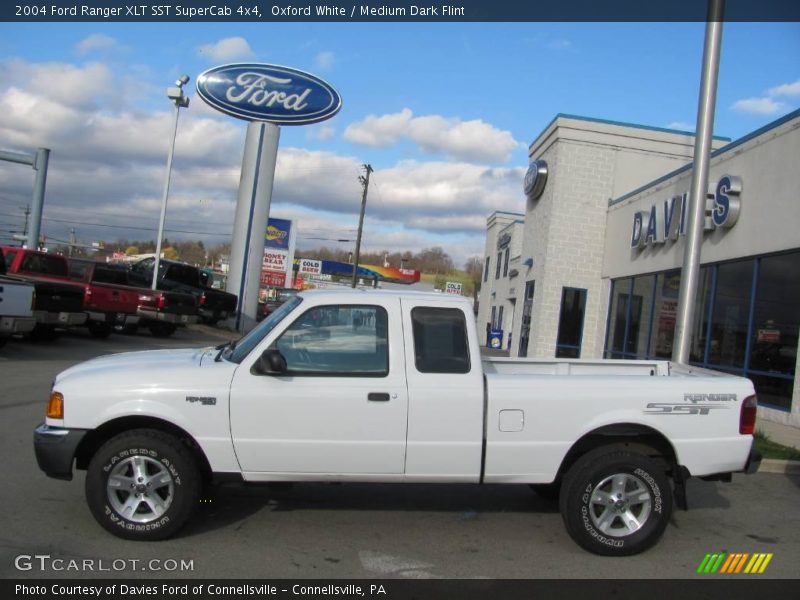 Oxford White / Medium Dark Flint 2004 Ford Ranger XLT SST SuperCab 4x4