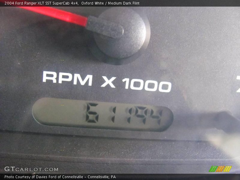Oxford White / Medium Dark Flint 2004 Ford Ranger XLT SST SuperCab 4x4