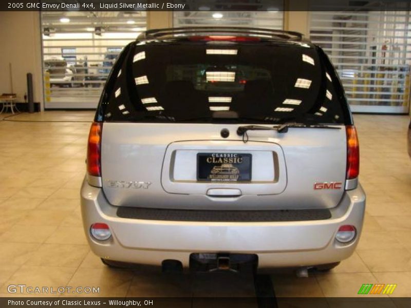 Liquid Silver Metallic / Ebony 2005 GMC Envoy Denali 4x4