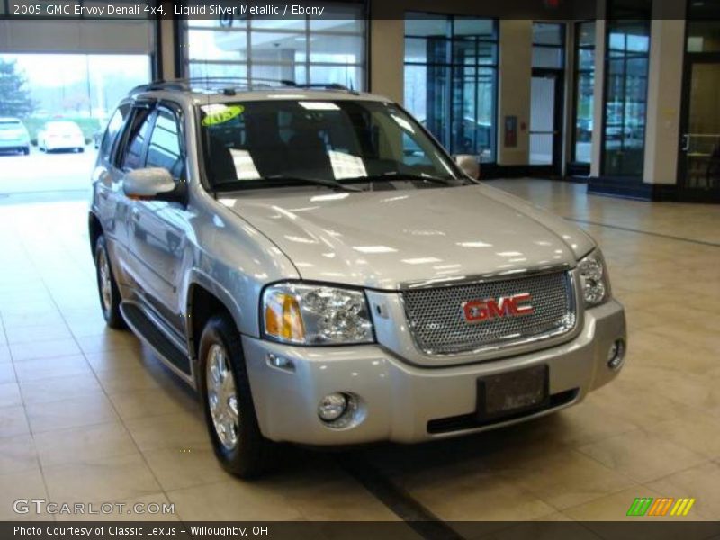 Liquid Silver Metallic / Ebony 2005 GMC Envoy Denali 4x4
