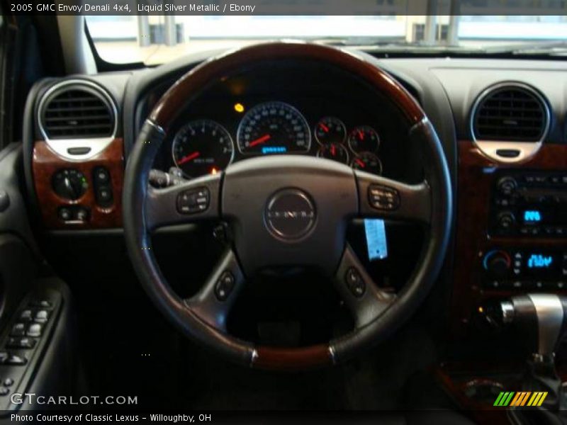 Liquid Silver Metallic / Ebony 2005 GMC Envoy Denali 4x4