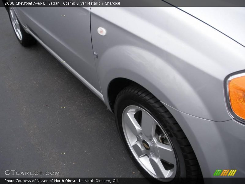 Cosmic Silver Metallic / Charcoal 2008 Chevrolet Aveo LT Sedan