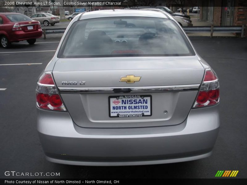 Cosmic Silver Metallic / Charcoal 2008 Chevrolet Aveo LT Sedan