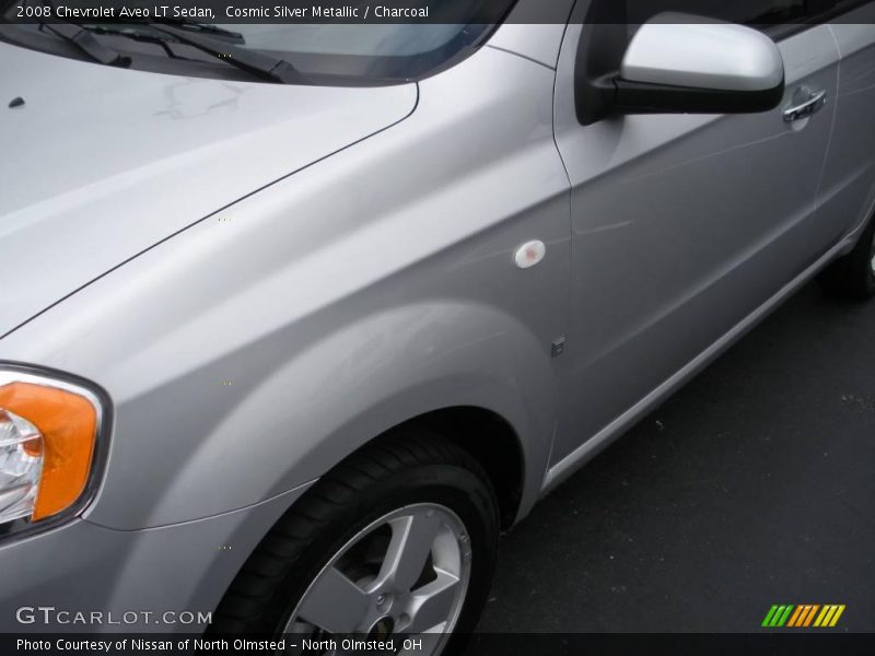 Cosmic Silver Metallic / Charcoal 2008 Chevrolet Aveo LT Sedan