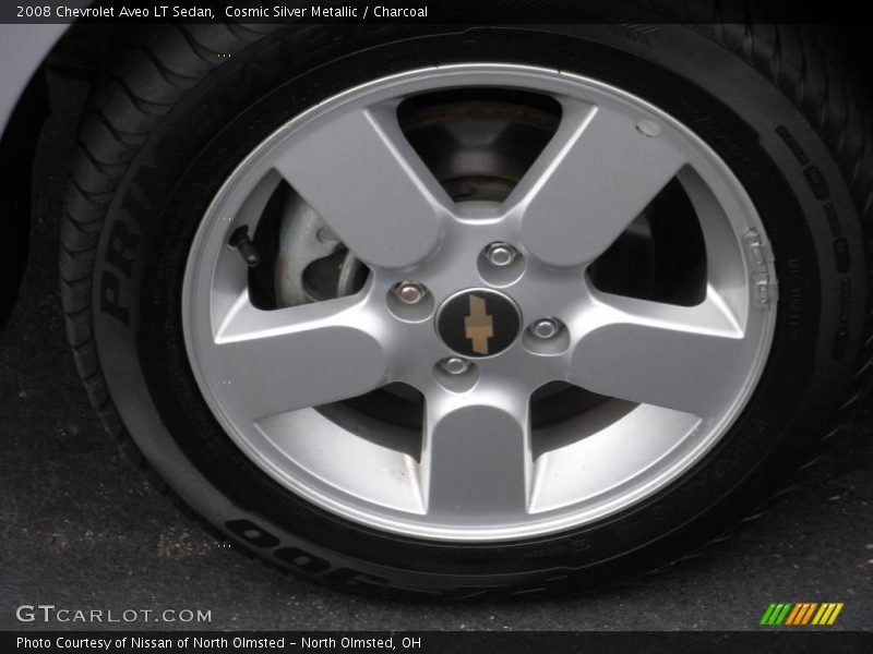 Cosmic Silver Metallic / Charcoal 2008 Chevrolet Aveo LT Sedan