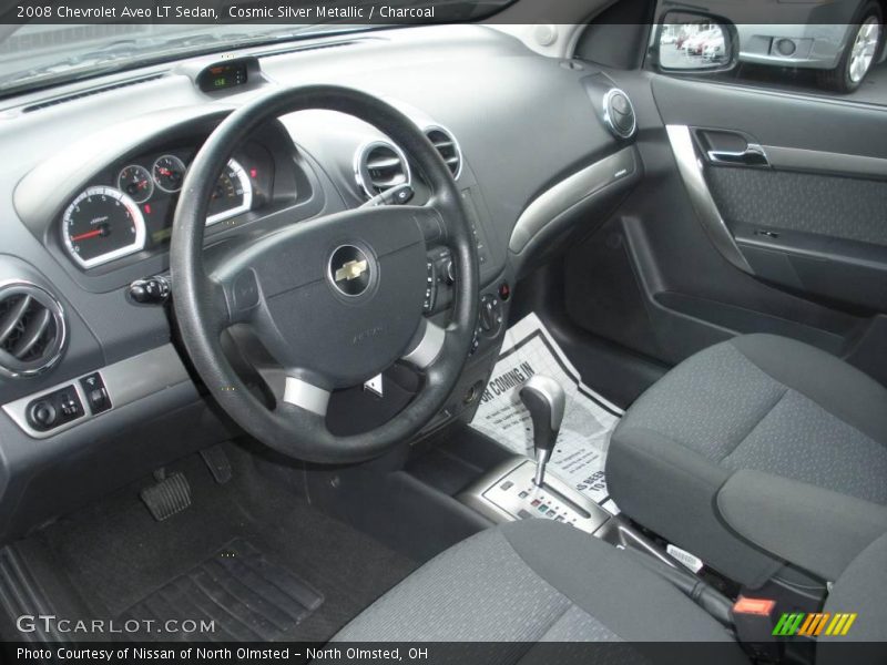 Cosmic Silver Metallic / Charcoal 2008 Chevrolet Aveo LT Sedan