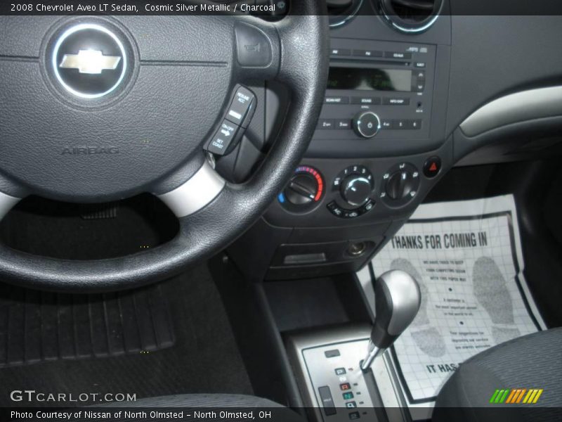 Cosmic Silver Metallic / Charcoal 2008 Chevrolet Aveo LT Sedan