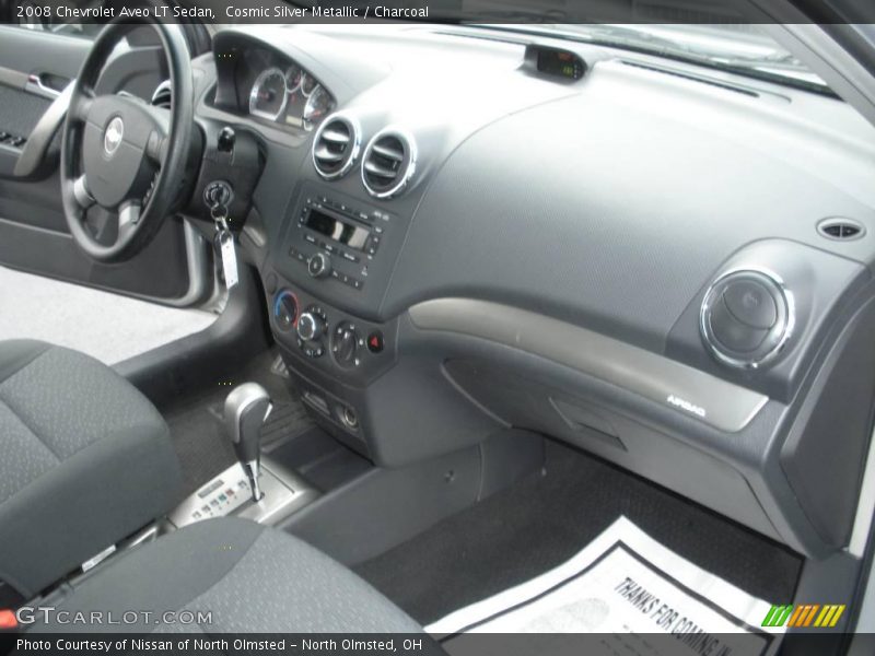 Cosmic Silver Metallic / Charcoal 2008 Chevrolet Aveo LT Sedan