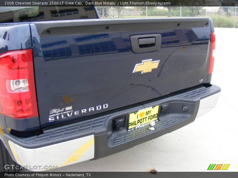 Dark Blue Metallic / Light Titanium/Ebony Accents 2008 Chevrolet Silverado 1500 LT Crew Cab