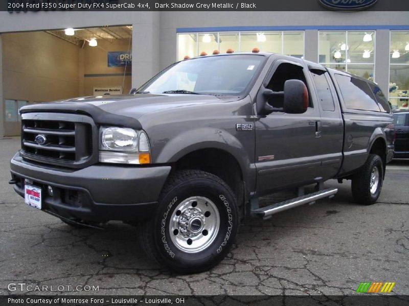 Dark Shadow Grey Metallic / Black 2004 Ford F350 Super Duty FX4 SuperCab 4x4