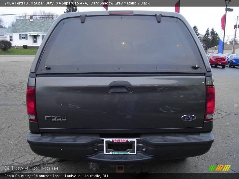Dark Shadow Grey Metallic / Black 2004 Ford F350 Super Duty FX4 SuperCab 4x4