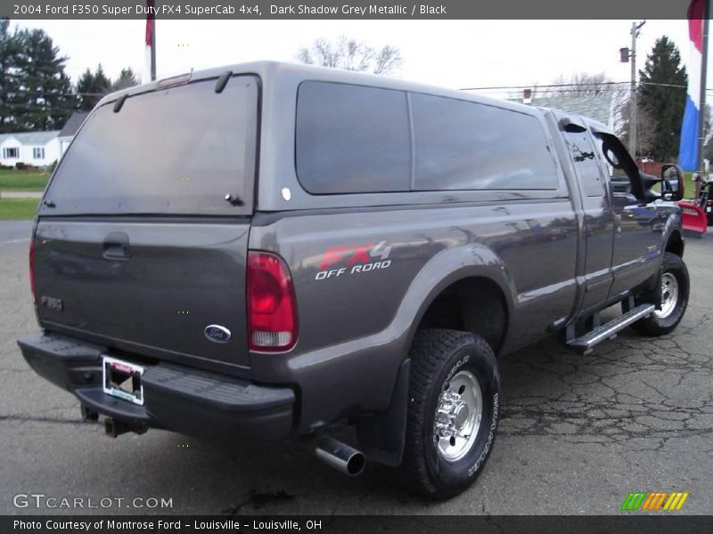 Dark Shadow Grey Metallic / Black 2004 Ford F350 Super Duty FX4 SuperCab 4x4