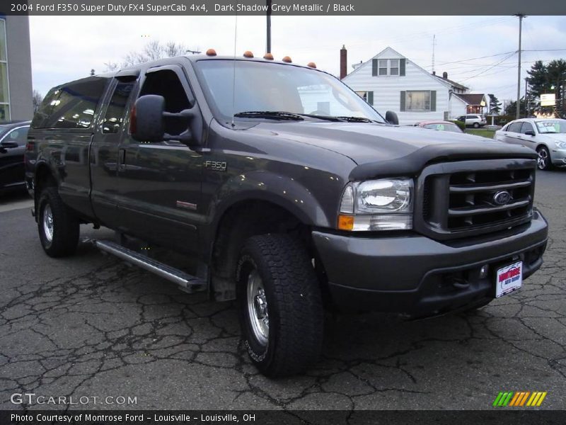 Dark Shadow Grey Metallic / Black 2004 Ford F350 Super Duty FX4 SuperCab 4x4