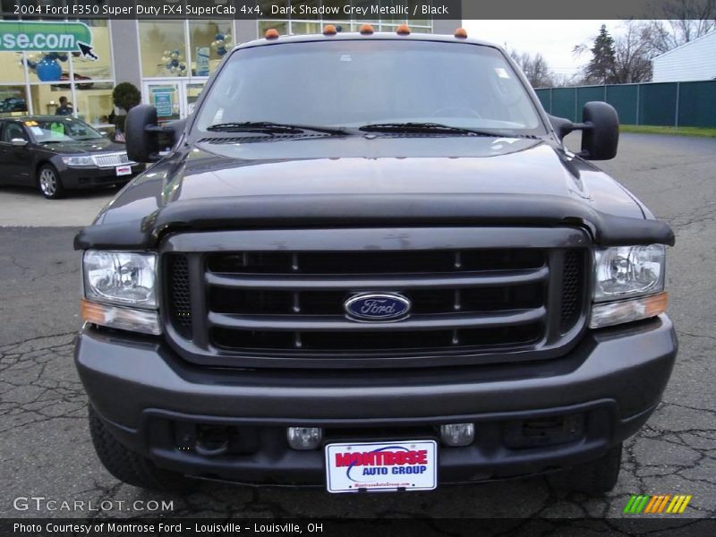 Dark Shadow Grey Metallic / Black 2004 Ford F350 Super Duty FX4 SuperCab 4x4