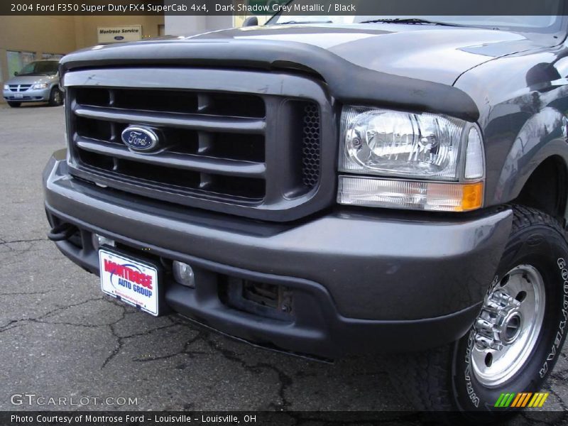 Dark Shadow Grey Metallic / Black 2004 Ford F350 Super Duty FX4 SuperCab 4x4