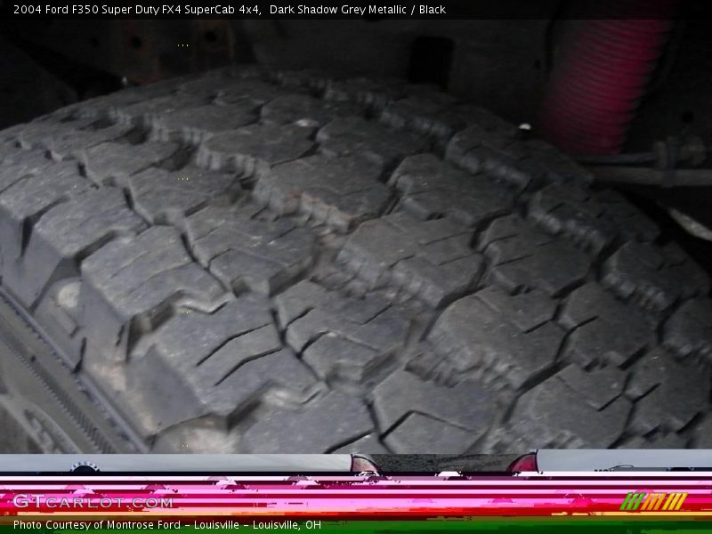Dark Shadow Grey Metallic / Black 2004 Ford F350 Super Duty FX4 SuperCab 4x4