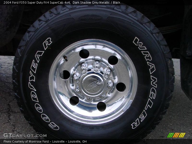 Dark Shadow Grey Metallic / Black 2004 Ford F350 Super Duty FX4 SuperCab 4x4
