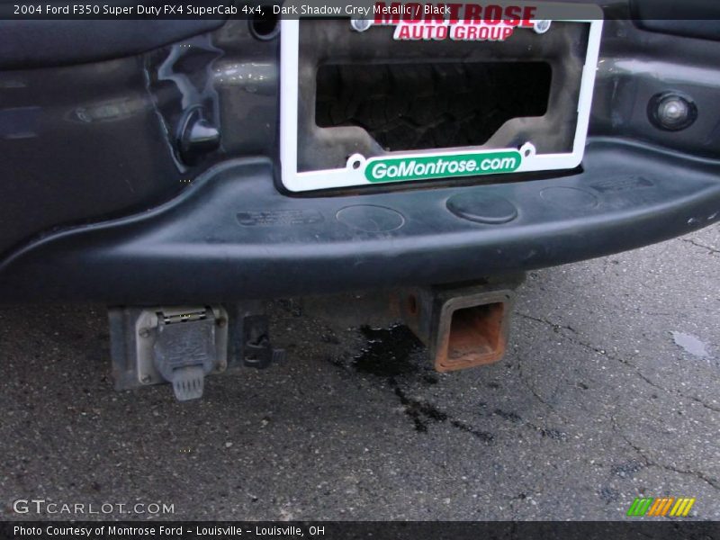 Dark Shadow Grey Metallic / Black 2004 Ford F350 Super Duty FX4 SuperCab 4x4