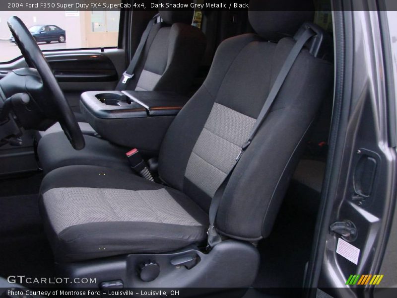 Dark Shadow Grey Metallic / Black 2004 Ford F350 Super Duty FX4 SuperCab 4x4