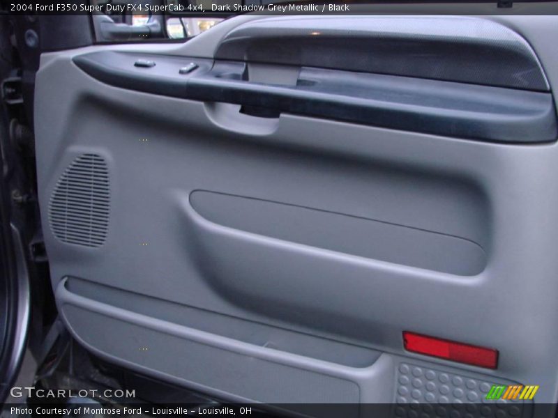 Dark Shadow Grey Metallic / Black 2004 Ford F350 Super Duty FX4 SuperCab 4x4