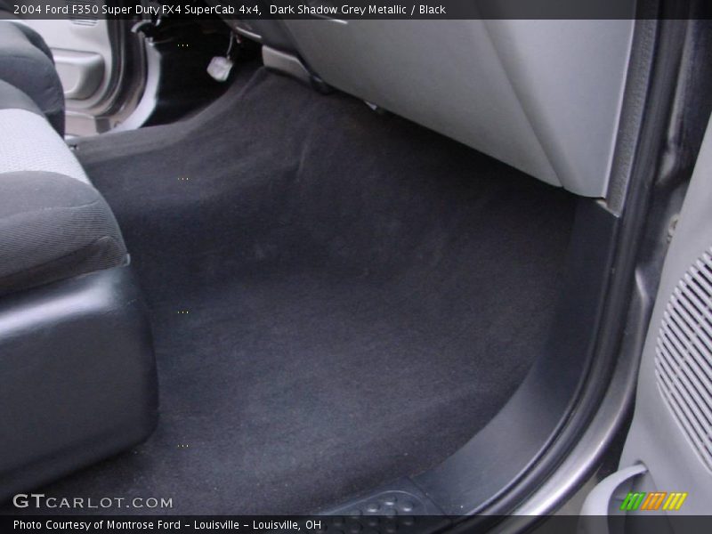 Dark Shadow Grey Metallic / Black 2004 Ford F350 Super Duty FX4 SuperCab 4x4