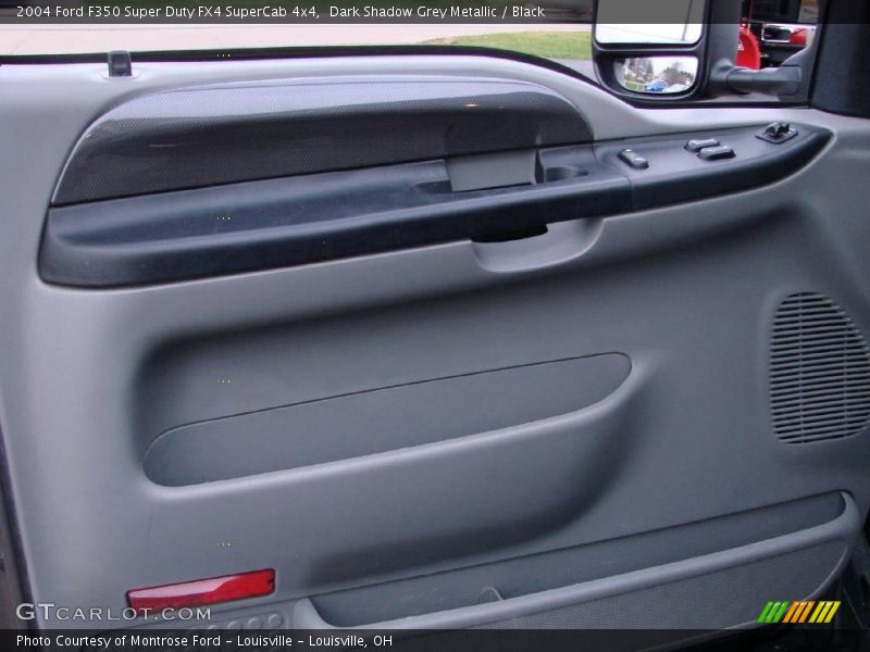 Dark Shadow Grey Metallic / Black 2004 Ford F350 Super Duty FX4 SuperCab 4x4