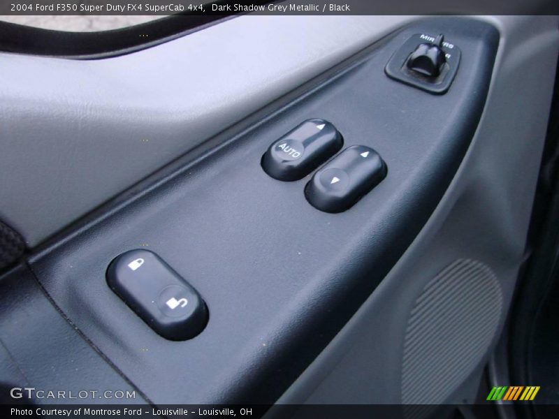 Dark Shadow Grey Metallic / Black 2004 Ford F350 Super Duty FX4 SuperCab 4x4