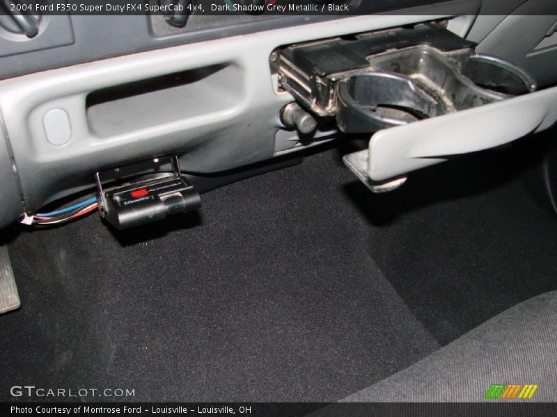 Dark Shadow Grey Metallic / Black 2004 Ford F350 Super Duty FX4 SuperCab 4x4