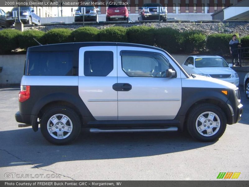 Alabaster Silver Metallic / Gray/Black 2008 Honda Element LX AWD