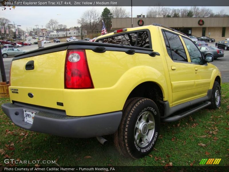 Zinc Yellow / Medium Flint 2003 Ford Explorer Sport Trac XLT 4x4