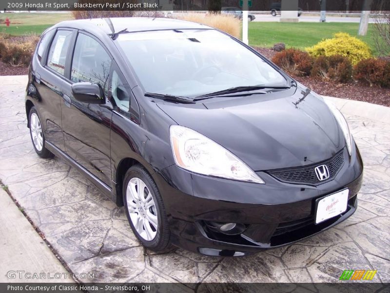 Blackberry Pearl / Sport Black 2009 Honda Fit Sport