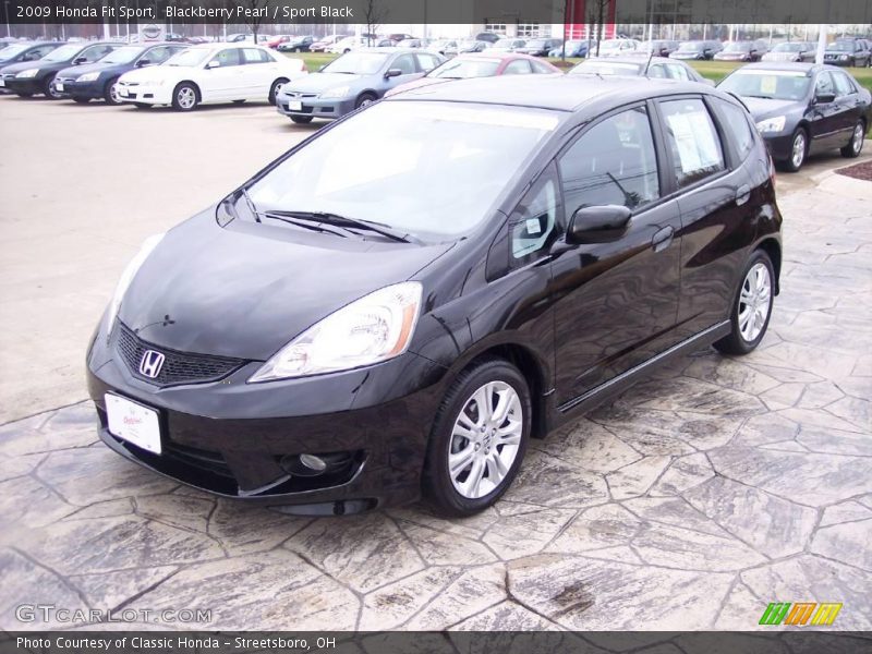 Blackberry Pearl / Sport Black 2009 Honda Fit Sport
