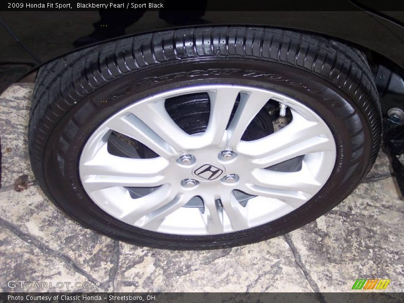 Blackberry Pearl / Sport Black 2009 Honda Fit Sport