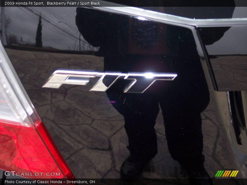Blackberry Pearl / Sport Black 2009 Honda Fit Sport