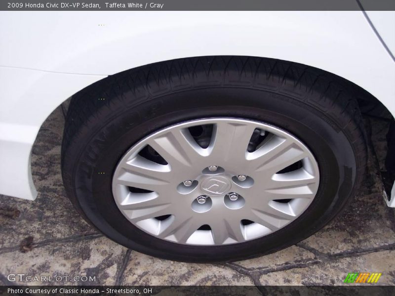 Taffeta White / Gray 2009 Honda Civic DX-VP Sedan