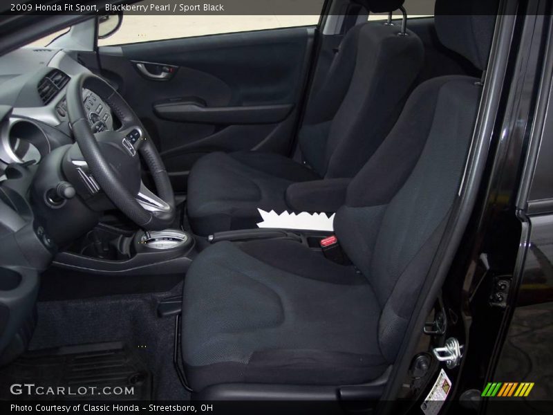 Blackberry Pearl / Sport Black 2009 Honda Fit Sport