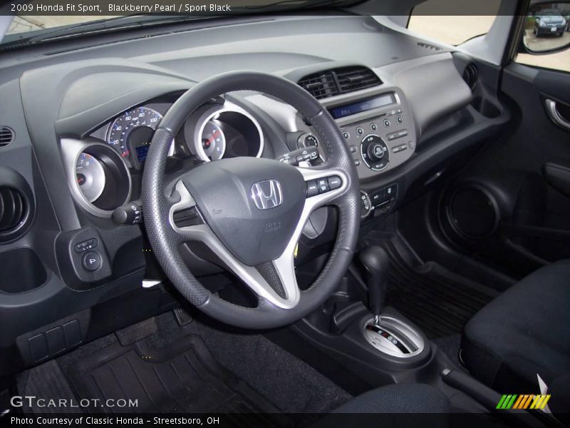 Blackberry Pearl / Sport Black 2009 Honda Fit Sport