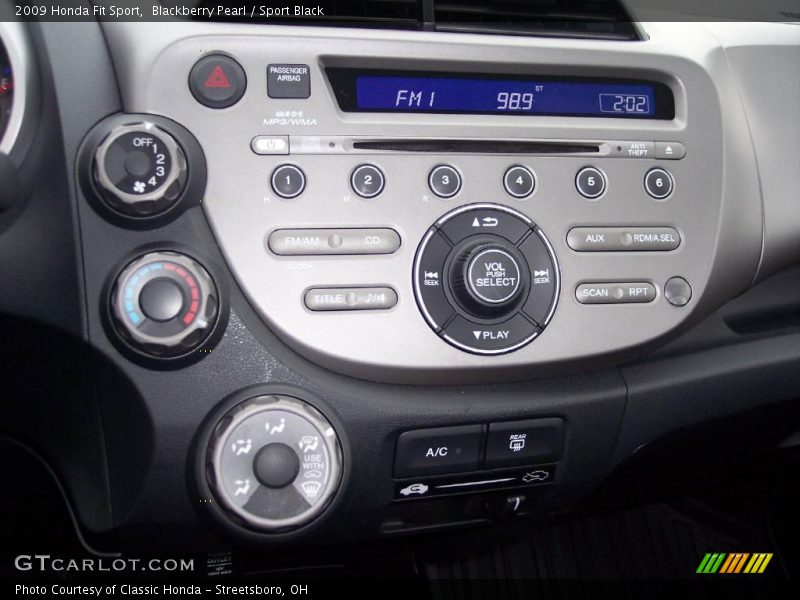 Blackberry Pearl / Sport Black 2009 Honda Fit Sport