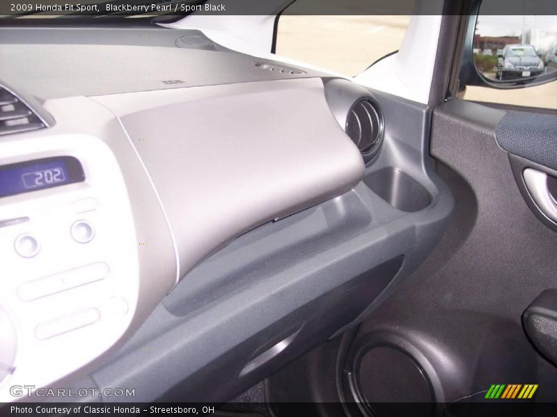 Blackberry Pearl / Sport Black 2009 Honda Fit Sport